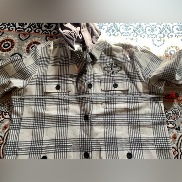Harley-Davidson Shirt Jacket with removable hood - NWT - Picture 7 of 7